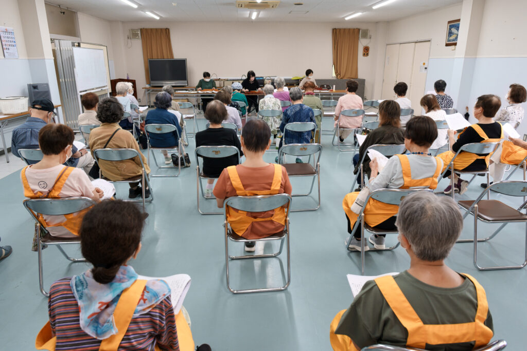 会員側からの会場全体の様子